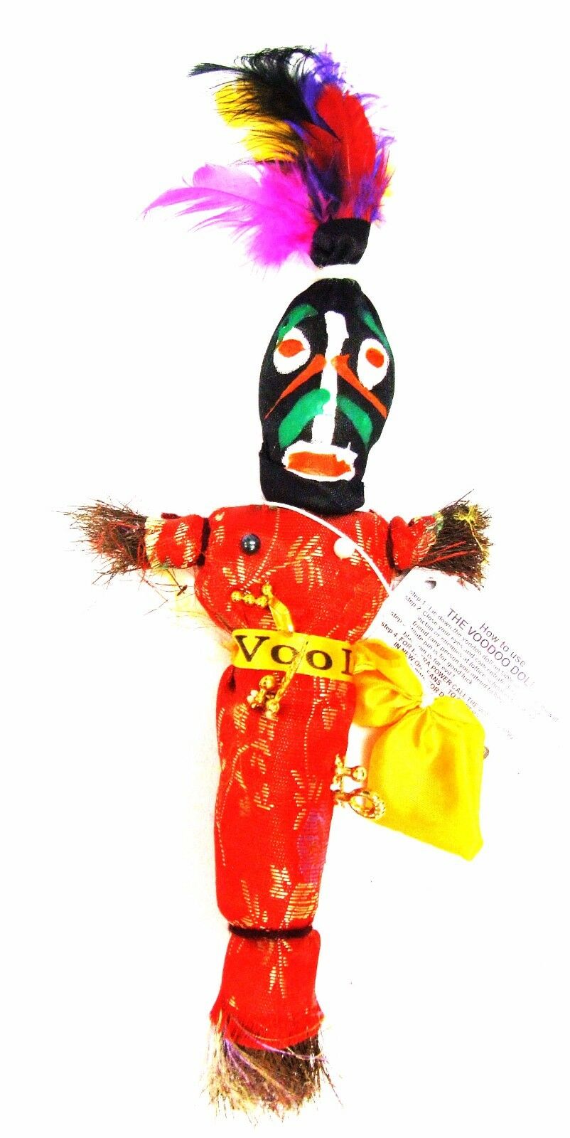 Voodoo Doll Power Revenge Hurt Force Curse K-4 New Orleans Bayou Spell
