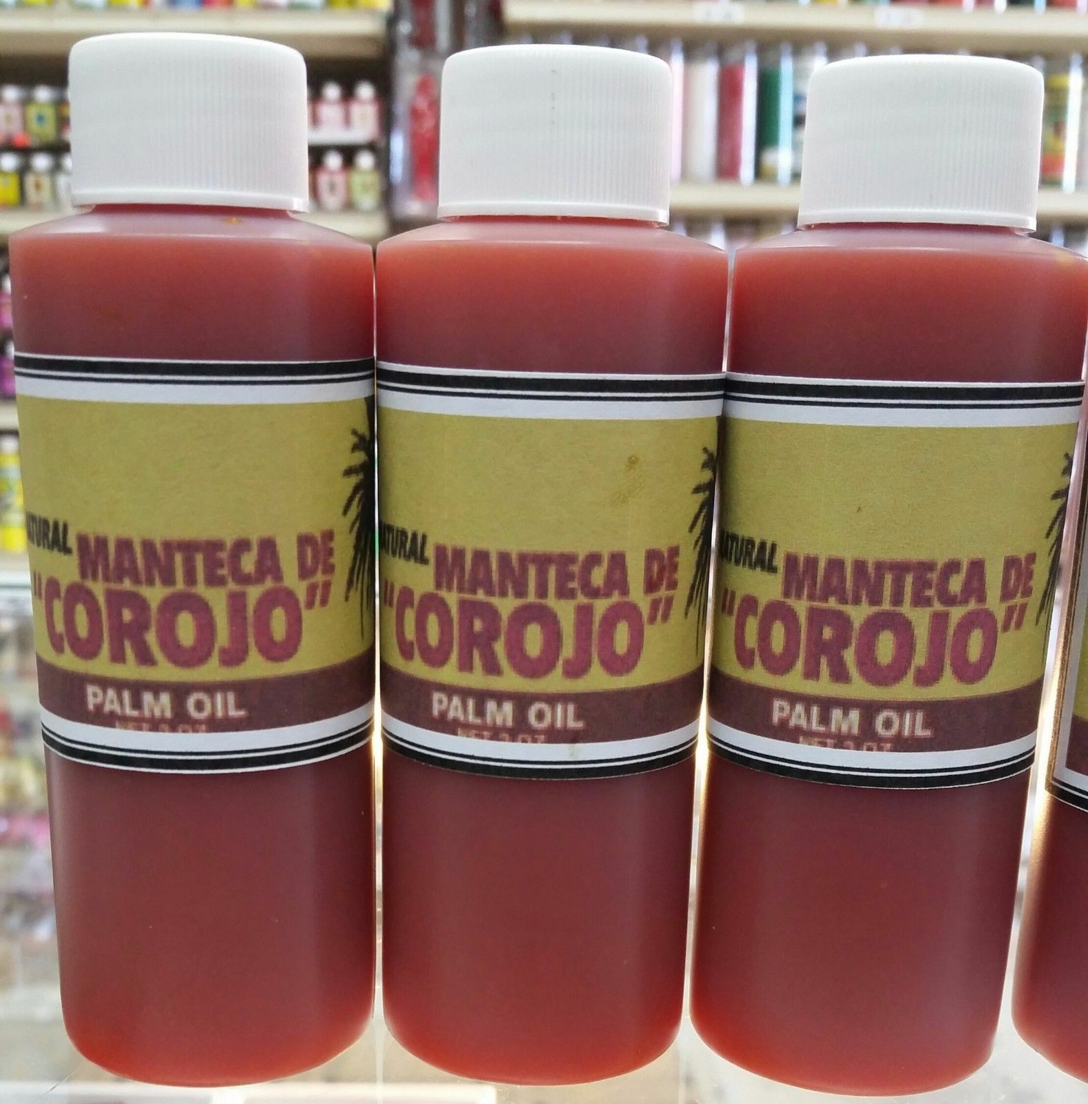 Manteca De Corojo Pura 1 Bottle 4oz Palm Oil Santeria Buy 2 Get 1 Free !!