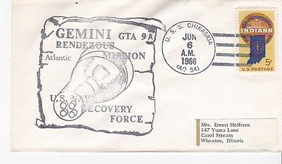 Gta 9 Recovery Force Uss Chikaskia (ao 54) June 6, 1966 Atlantic